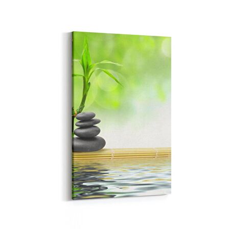 Olla 17108D Spa / Masaj Görseli Dikey Kanvas Tablo (Ölçü: 100X150)