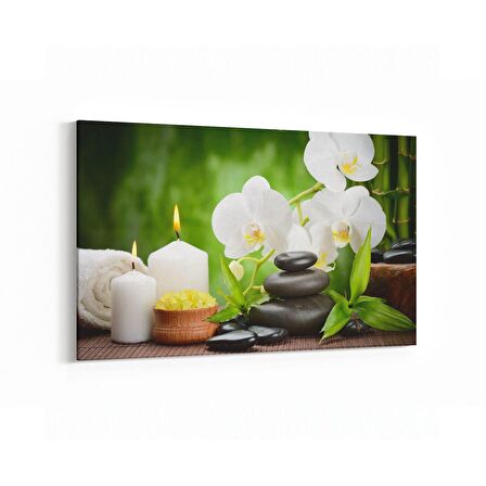 Olla 17041Y Spa / Masaj Görseli Yatay Kanvas Tablo (Ölçü: 45X30)