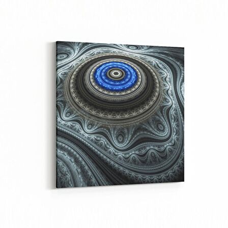 Olla 10420K Abstract Görsel Kare Kanvas Tablo (Ölçü: 25X25)