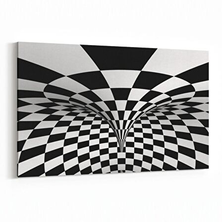 Olla 10231Y Abstract Girdap Görsel Yatay Kanvas Tablo (Ölçü: 70X50)