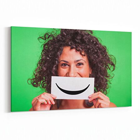 Olla 16776Y Model / Manken Görseli Yatay Kanvas Tablo (Ölçü: 90X60)