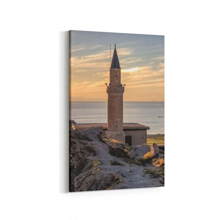 Olla 18846D Yapı Görseli Dikey Kanvas Tablo (Ölçü: 60X90)