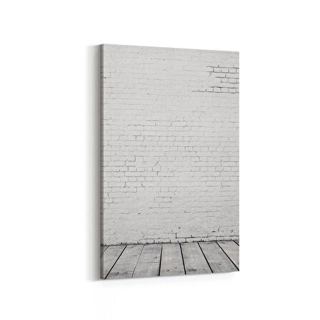 Olla 17346D Taş / Tuğla Görseli Dikey Kanvas Tablo (Ölçü: 100X150)