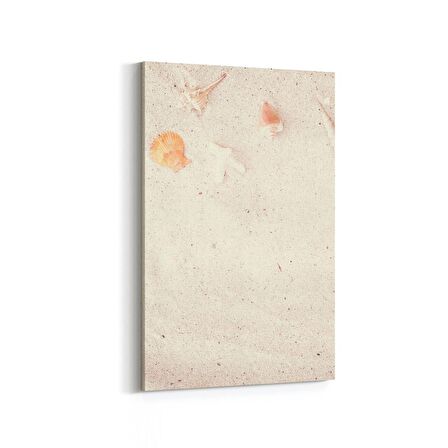 Olla 16558D Kumsal / Sahil Görseli Dikey Kanvas Tablo (Ölçü: 20X30)