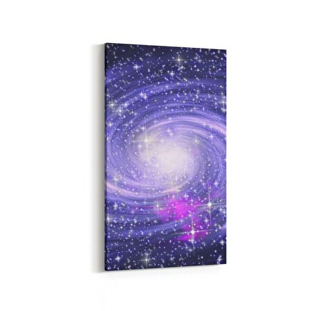 Olla 17676DD Uzay Görseli Dikey Dar Kanvas Tablo (Ölçü: 40X80)