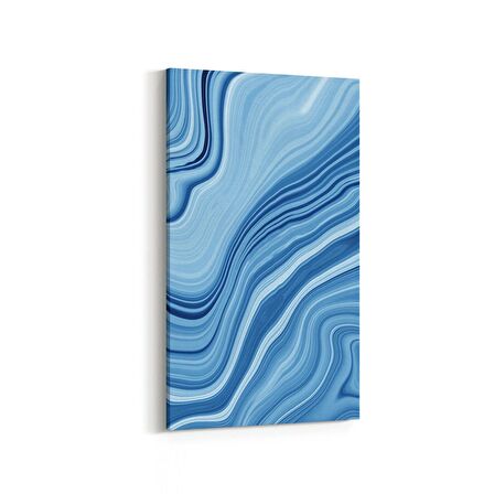 Olla 16653DD Mermer Desen Görsel Dikey Dar Kanvas Tablo (Ölçü: 40X80)