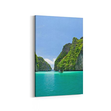 Olla 13221D Doğa / Manzara Görseli Dikey Kanvas Tablo (Ölçü: 60X90)