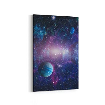 Olla 17689D Uzay Görseli Dikey Kanvas Tablo (Ölçü: 60X90)