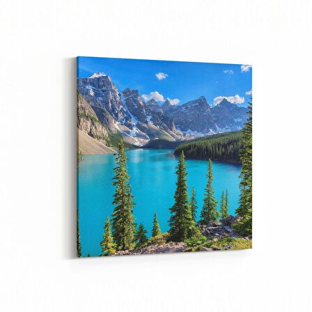 Olla 14443K Doğa / Manzara Görseli Kare Kanvas Tablo (Ölçü: 25X25)