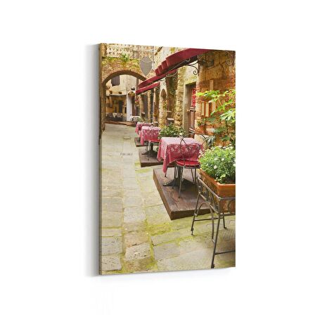 Olla 18351D Yapı Görseli Dikey Kanvas Tablo (Ölçü: 100X150)