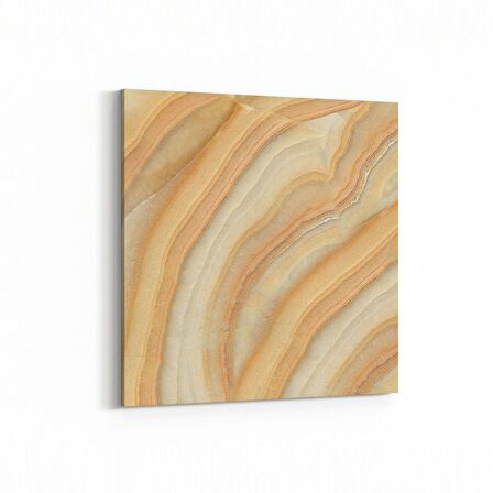 Olla 16683K Mermer Desen Görsel Kare Kanvas Tablo (Ölçü: 25X25)