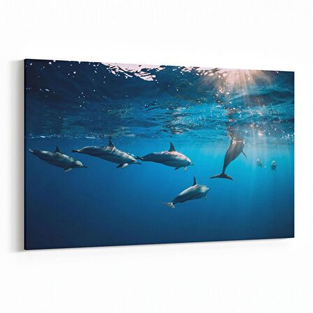 Olla 12908Y Deniz / Okyanus Görseli Yatay Kanvas Tablo (Ölçü: 30X20)