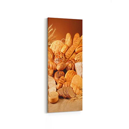 Olla 15322DI Gıda Görseli Dikey İnce Kanvas Tablo (Ölçü: 40X120)