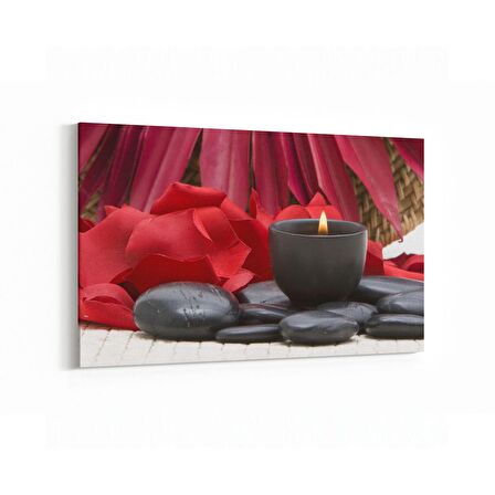 Olla 17082Y Spa / Masaj Görseli Yatay Kanvas Tablo (Ölçü: 90X60)