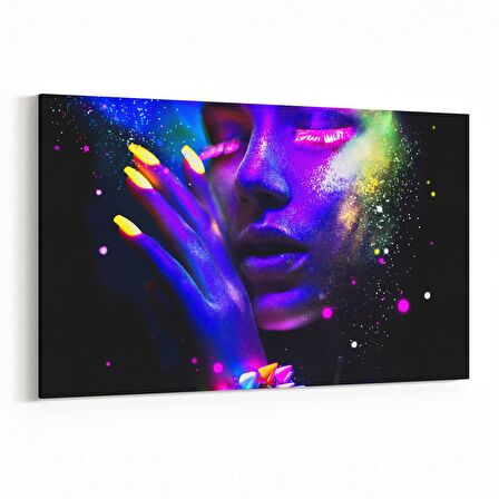 Olla 16923Y Model / Manken Görseli Yatay Kanvas Tablo (Ölçü: 45X30)