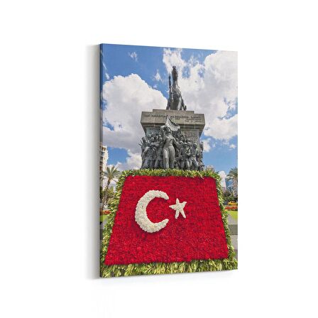 Olla 18587D Yapı Görseli Dikey Kanvas Tablo (Ölçü: 60X90)