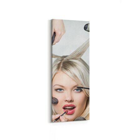 Olla 17032DI Model / Manken Görseli Dikey İnce Kanvas Tablo (Ölçü: 40X120)