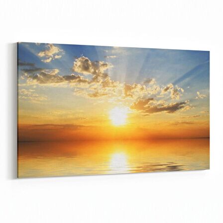 Olla 16025Y Günbatımı Görseli Yatay Kanvas Tablo (Ölçü: 150X100)