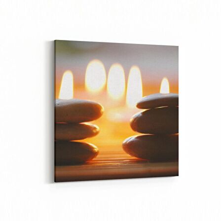 Olla 17075K Spa / Masaj Görseli Kare Kanvas Tablo (Ölçü: 100X100)