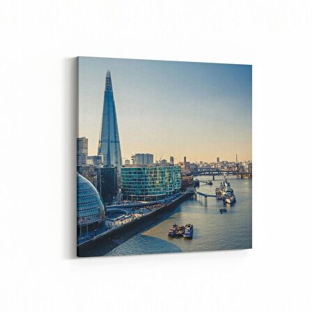 Olla 18327K4 Yapı Görseli Kare 4'lü Kanvas Tablo (Ölçü: 105X105)