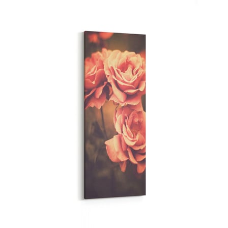 Olla 11645DI Çiçek Görseli Dikey İnce Kanvas Tablo (Ölçü: 30X90)