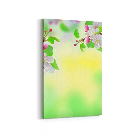 Olla 11717D Orkide Çiçek Görseli Dikey Kanvas Tablo (Ölçü: 60X90)