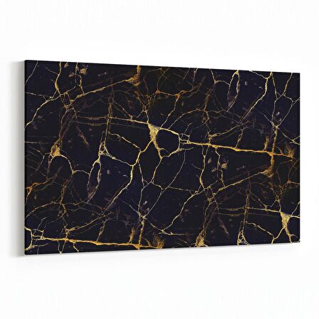 Olla 16667Y Mermer Desen Görsel Yatay Kanvas Tablo (Ölçü: 90X60)