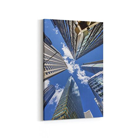 Olla 18609D Yapı Görseli Dikey Kanvas Tablo (Ölçü: 100X150)