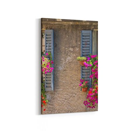 Olla 18202D Yapı Görseli Dikey Kanvas Tablo (Ölçü: 20X30)