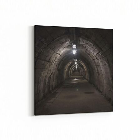 Olla 18490K Yapı Görseli Kare Kanvas Tablo (Ölçü: 25X25)