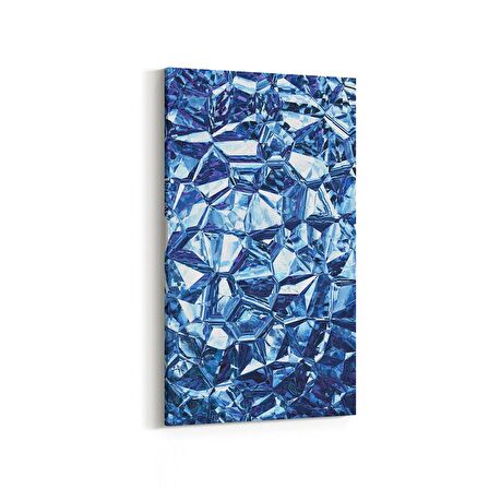 Olla 10123DD Abstract Görsel Dikey Dar Kanvas Tablo (Ölçü: 30X60)