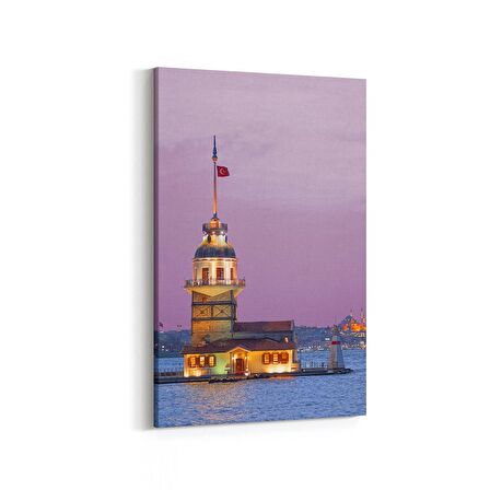 Olla 17895D Yapı Görseli Dikey Kanvas Tablo (Ölçü: 100X150)