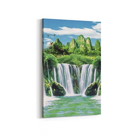 Olla 13380D Doğa / Manzara Görseli Dikey Kanvas Tablo (Ölçü: 100X150)