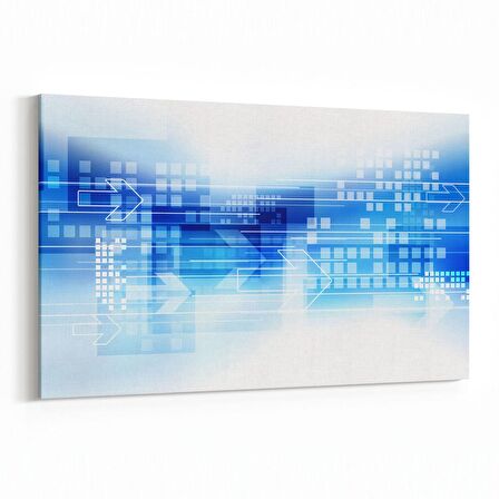 Olla 10384Y Abstract Görsel Yatay Kanvas Tablo (Ölçü: 150X100)