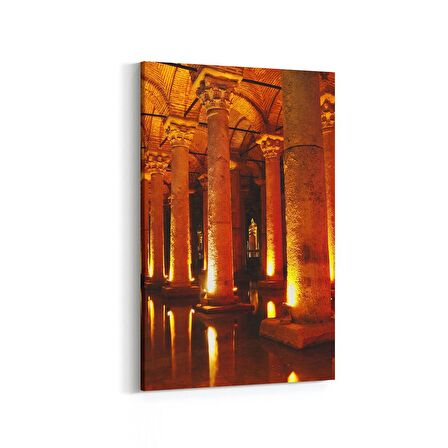 Olla 19017D Yapı Görseli Dikey Kanvas Tablo (Ölçü: 100X150)