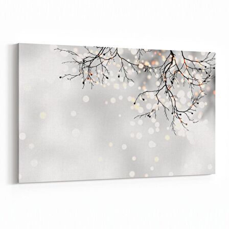 Olla 10810Y Ağaç Görseli Yatay Kanvas Tablo (Ölçü: 45X30)