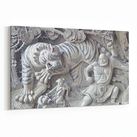 Olla 16257Y Heykel / Sanat Görseli Yatay Kanvas Tablo (Ölçü: 45X30)