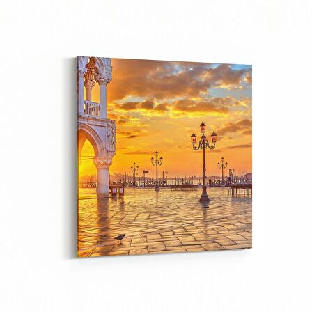 Olla 18270K Yapı Görseli Kare Kanvas Tablo (Ölçü: 25X25)