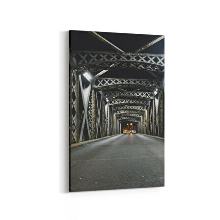 Olla 18749D Yapı Görseli Dikey Kanvas Tablo (Ölçü: 100X150)