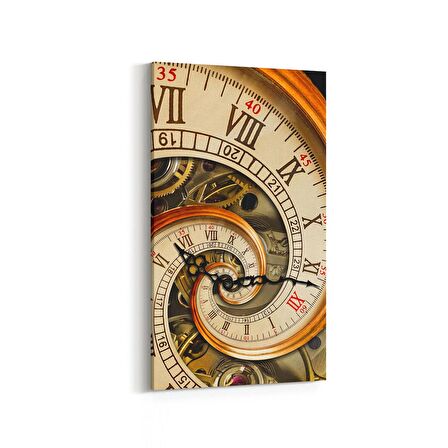 Olla 10205DD Abstract Görsel Dikey Dar Kanvas Tablo (Ölçü: 40X80)