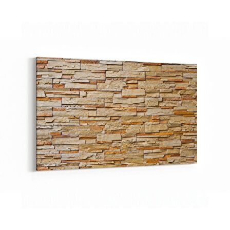 Olla 17524Y Taş / Tuğla Görseli Yatay Kanvas Tablo (Ölçü: 120X80)