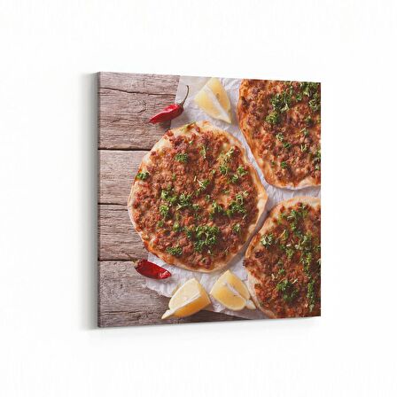 Olla 15163K Gıda Görseli Kare Kanvas Tablo (Ölçü: 25X25)