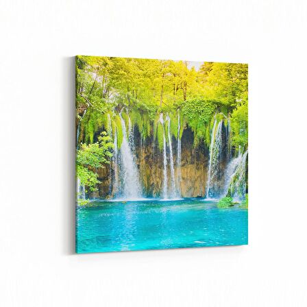 Olla 14076K Doğa / Manzara Görseli Kare Kanvas Tablo (Ölçü: 100X100)