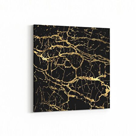 Olla 16730K Mermer Desen Görsel Kare Kanvas Tablo (Ölçü: 60X60)