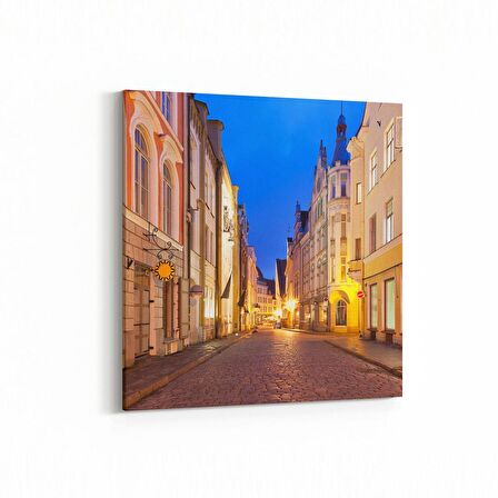 Olla 18994K Yapı Görseli Kare Kanvas Tablo (Ölçü: 25X25)