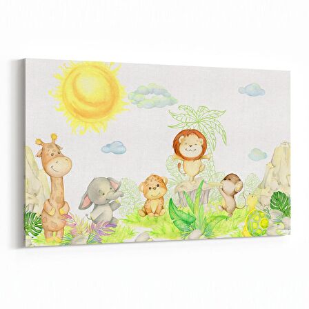 Olla 12744Y Çocuk Odası Görseli Yatay Kanvas Tablo (Ölçü: 150X100)