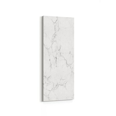 Olla 16701DI Mermer Desen Görsel Dikey İnce Kanvas Tablo (Ölçü: 40X120)