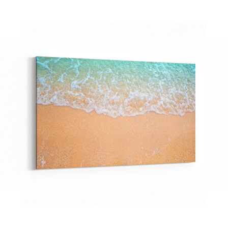 Olla 16413Y Kumsal / Sahil Görseli Yatay Kanvas Tablo (Ölçü: 90X60)