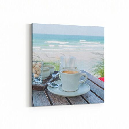 Olla 15138K Gıda Görseli Kare Kanvas Tablo (Ölçü: 25X25)