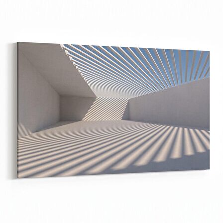 Olla 10441Y Abstract Tünel Görsel Yatay Kanvas Tablo (Ölçü: 90X60)